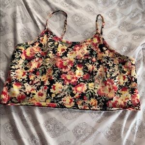 Floral crop top